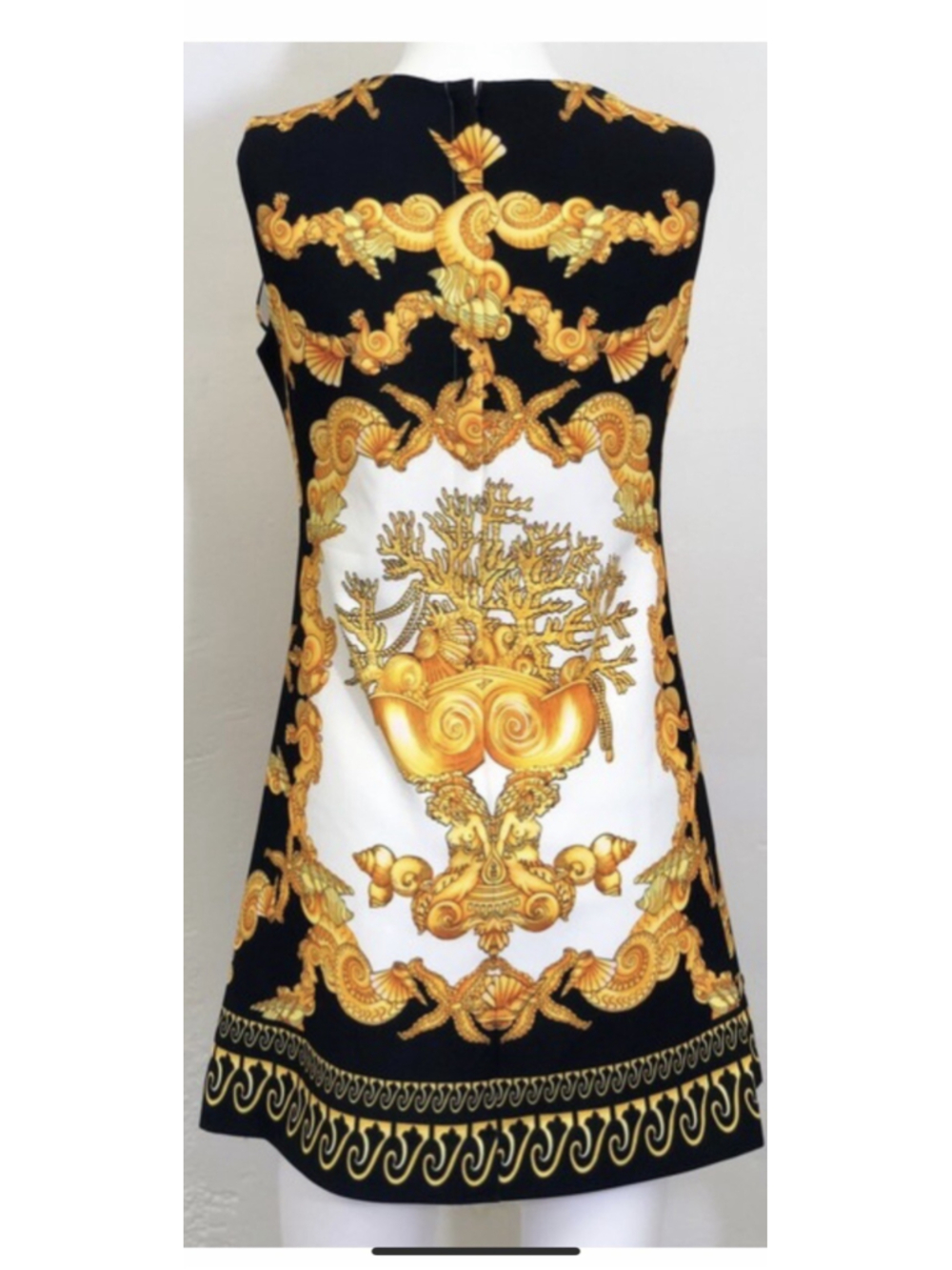 black yellow Mini Dress Medusa Size M - Picture 3 of 6
